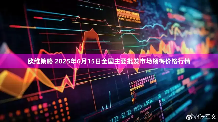 欧维策略 2025年6月15日全国主要批发市场杨梅价格行情