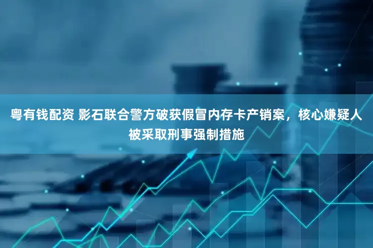 粤有钱配资 影石联合警方破获假冒内存卡产销案，核心嫌疑人被采取刑事强制措施